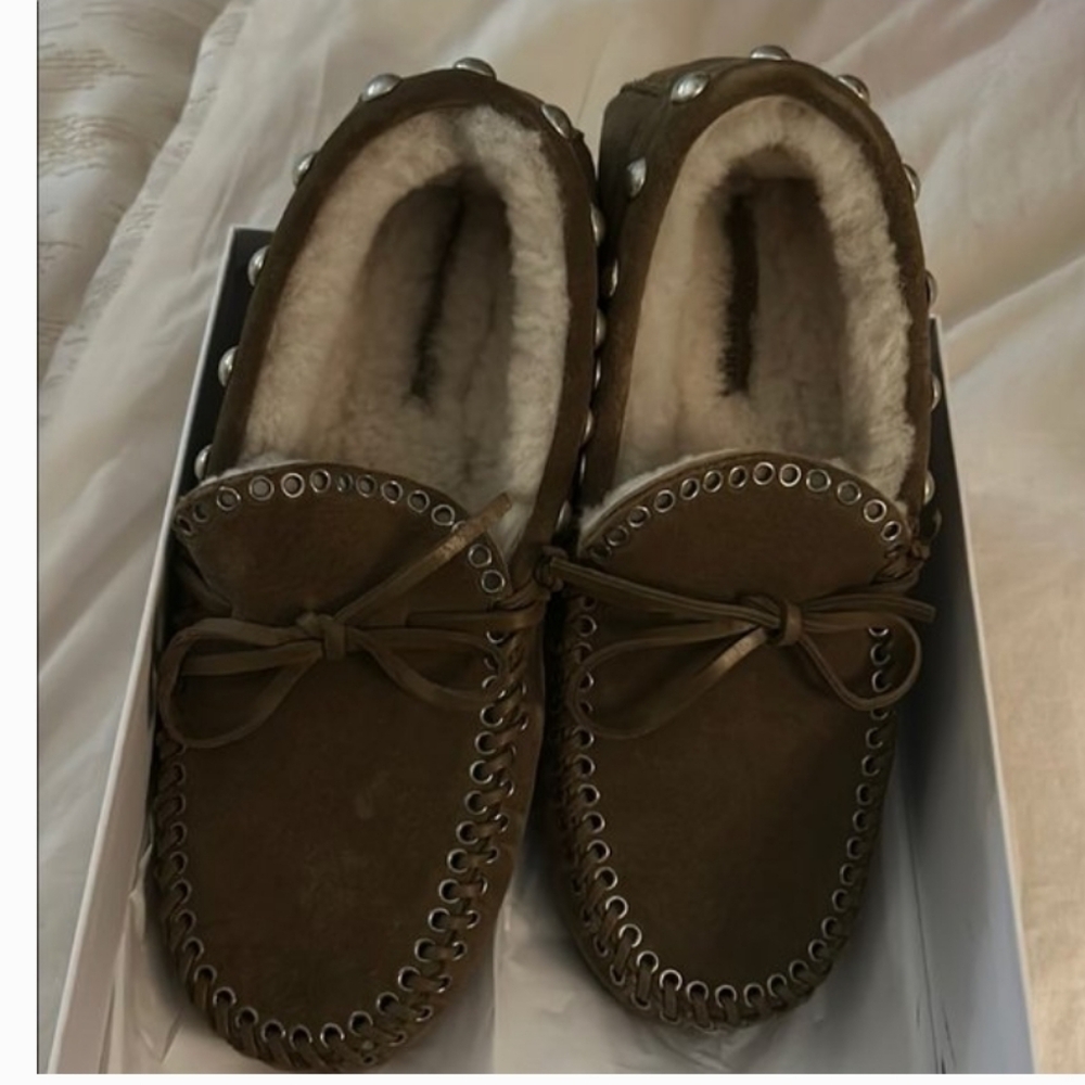Isabel Marant Tan Suede Slippers - Picture 6 of 6
